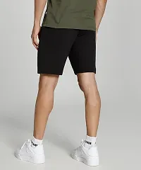 Classic Polyester Solid Shorts for Men-thumb2