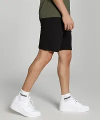 Classic Polyester Solid Shorts for Men-thumb1