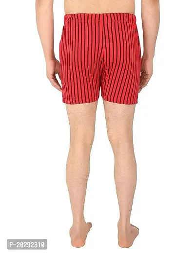 Men's Super Combed Cotton Rich Regular Fit Solid Shorts with Side Pockets-thumb3