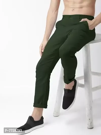 Stylish Fancy Mehndi Trouser For Men-thumb3
