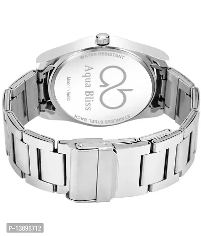 Stylish Silver Stainless Steel Analog Men Watch-thumb2