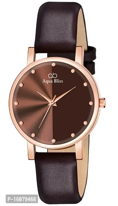 AQUA BLISS -52 Leather Analog Womens Watch