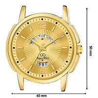 Stylish Gold Stainless Steel Analog Men Watch-thumb2