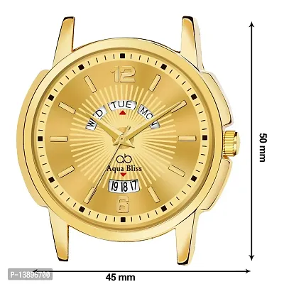 Stylish Gold Stainless Steel Analog Men Watch-thumb3