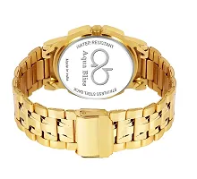 Stylish Gold Stainless Steel Analog Men Watch-thumb3