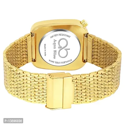 Stylish Gold Stainless Steel Chronograph Men Watch-thumb4