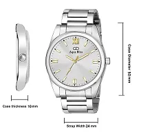 Stylish Silver Stainless Steel Analog Men Watch-thumb3