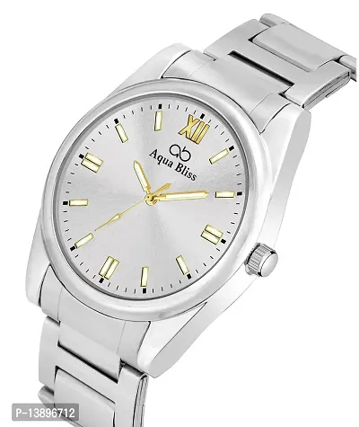 Stylish Silver Stainless Steel Analog Men Watch-thumb5