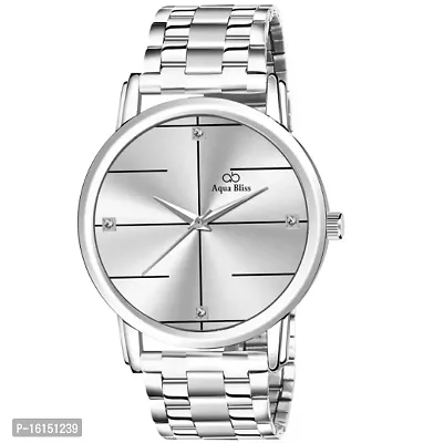 AQUA BLISS - 102 Silver Stainless Steel Analog Mens Watch