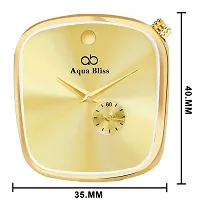 AQUA BLISS-301 Gold Stainless Steel Working Chronograph Mens Watch-thumb1