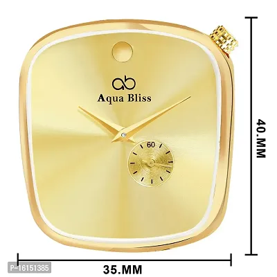 AQUA BLISS-301 Gold Stainless Steel Working Chronograph Mens Watch-thumb2
