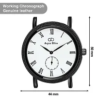 AQUA BLISS -302 Leather Working Chronograph Men's Watch-thumb3