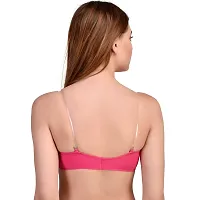 Elegant Cotton Blend Non Padded Seamless Bras For Women- Pack Of 2-thumb1