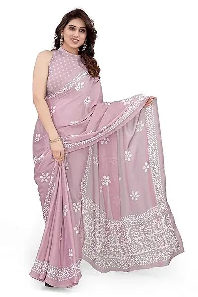 Best Selling Chiffon Saree with Blouse piece 