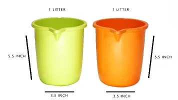 Bath Mug - Design Mug 1.5lt and Oval Mug 1lt pack of 4-thumb1