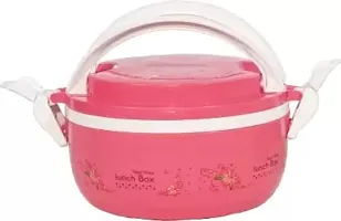 Sturdy Round Single Lunch Box Plastic Containers Lunch Box 800 ML-thumb1