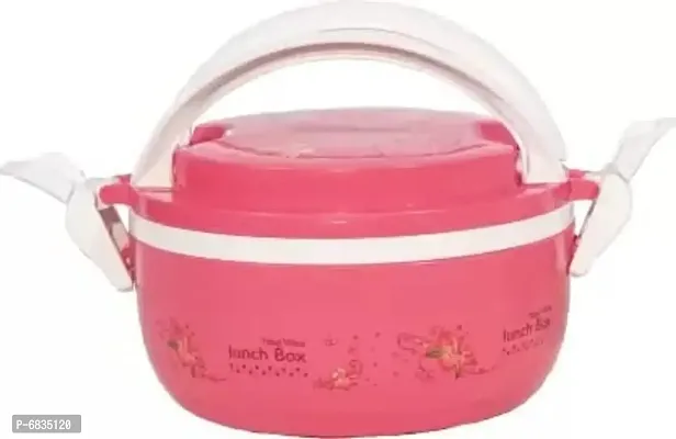 Sturdy Round Single Lunch Box Plastic Containers Lunch Box 800 ML-thumb2