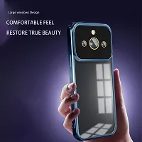 Back Cover for Realme 11 Pro Blue Electroplated-thumb3