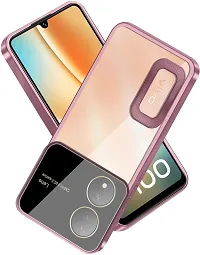 Back Cover for Vivo Y100 Pink Electroplated-thumb1