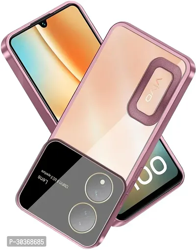 Back Cover for Vivo Y100 Pink Electroplated-thumb2