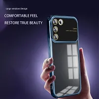 Back Cover for Vivo V27 Pro Blue Electroplated-thumb2