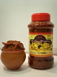 Muthu Pickles Garlic Pickle|Homemade And Made With 100% Natural Ingredients Seasame Oil-thumb1