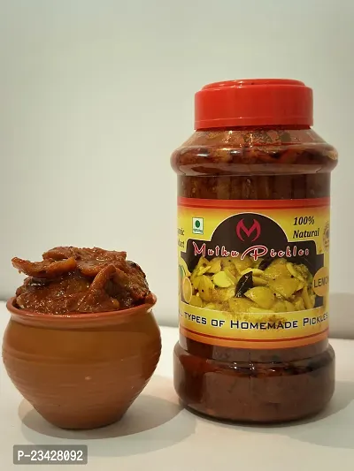Muthu Pickles Garlic Pickle|Homemade And Made With 100% Natural Ingredients Seasame Oil-thumb2