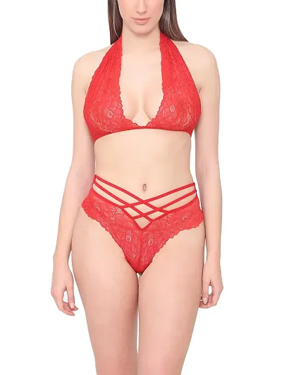 Stylish Self Pattern Lingerie Sets For Women