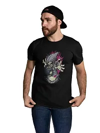 Bhakti SELECTION Skull Coming On Rapid Speed, (BG Fire Pink)- Clothes for Ghost Creatures Lovers - Black - Foremost Gifting Material for Your Friends and Close Ones-thumb3