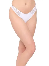 Bhakti SELECTION White Net Innerwears Ladies Hot Transparent Valentine Gift Thong Panty Intimate Wear Romantic Lingerie Honeymoon Surprise-thumb3