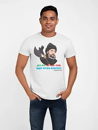 Bhakti SELECTION Allah is The one - White - The Ertugrul Ghazi - 100% Cotton t-Shirt for Men with Soft Feel and a Stylish Cut-thumb1