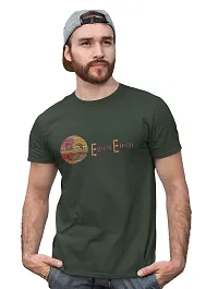 Bhakti SELECTION Ethnic Emoji with Patterns Printed T-Shirt (Green) - Clothes for Emoji Lovers - Suitable for Fun Events - Foremost Gifting Material for Your Friends and Close Ones-thumb1