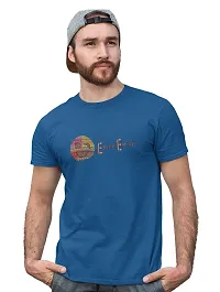 Bhakti SELECTION Ethnic Emoji with Patterns Printed T-Shirt (Blue) - Clothes for Emoji Lovers - Foremost Gifting Material for Your Friends and Close Ones-thumb1