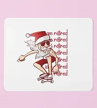 Bhakti SELECTION Skater Santa : Cute Designer Mouse Pad for Kids Best Gift for Secret Santa-thumb3