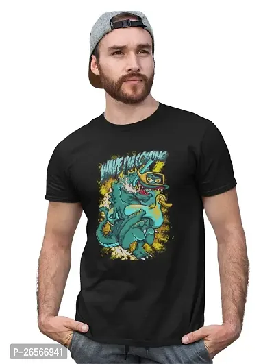 Bhakti SELECTION Wave I Am Coming, Dragon- Clothes for Ghost Creatures Lovers - Black - Foremost Gifting Material for Your Friends and Close Ones-thumb0