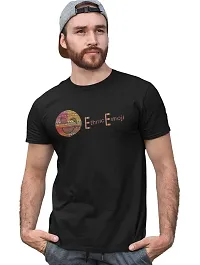 Bhakti SELECTION Ethnic Emoji with Patterns Printed T-Shirt (Black) - Clothes for Emoji Lovers - Suitable for Fun Events - Foremost Gifting Material for Your Friends and Close Ones-thumb1