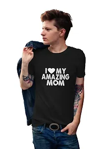 Bhakti SELECTION My Amazing mom - Men's - Printed t - Shirts - for Family Members - Best Gifts for All Occasions-thumb1