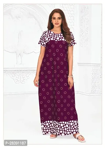 Printed  Cotton Nightgown / Nighty for women.