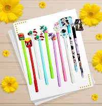 Multicolor Fancy back to school gel pen for kids  (Box of 10 pens)-thumb1
