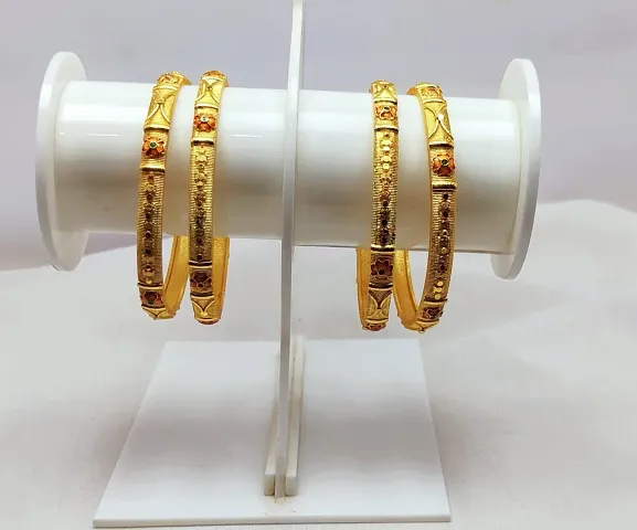 Women Latest bangle meatel plated