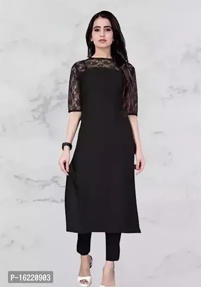 Stylish Fancy Crepe Kurta For Women