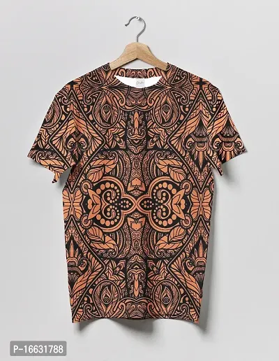 Stylish Fancy Cotton Printed Round Neck T-Shirts For Men