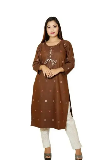 Fancy Khadi Kurta Set For Women