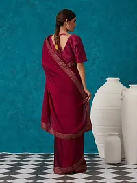Stylish Fancy Designer Silk Saree With Blouse Piece For Women-thumb2