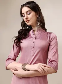 Stylish Peach Art Silk Kurta Bottom Set For Women-thumb3