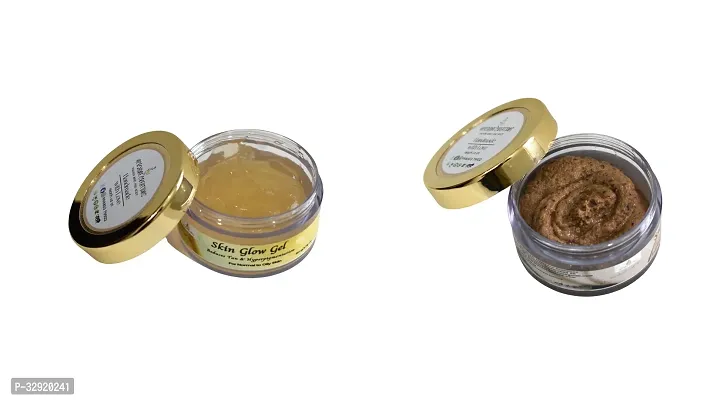 Skin Glow Gel  50 Gm and Skin Glow Sugar Scrub  50 Gm Pack of 2-thumb0