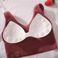 Stylish Fancy Cotton Solid Padded Bras For Women Pack Of 1-thumb2