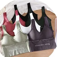 Stylish Fancy Cotton Solid Padded Bras For Women Pack Of 1-thumb3