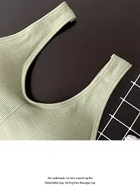 Stylish Fancy Cotton Blend Solid Padded Bras For Women Pack Of 1-thumb3