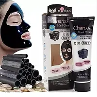 Charcoal Blackhead Mask Cream for Deep Cleansing, Purifying, Removes Excess Dirt  Oil Face Mask Blackhead Remover (Pack of 1)-thumb1